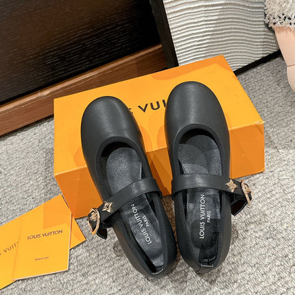 MARY JANE SHOES IN BLACK SHEEPSKIN