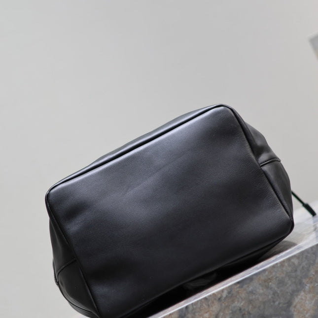 RIVE GAUCHE BACKPACK 49 IN BLACK CALFSKIN