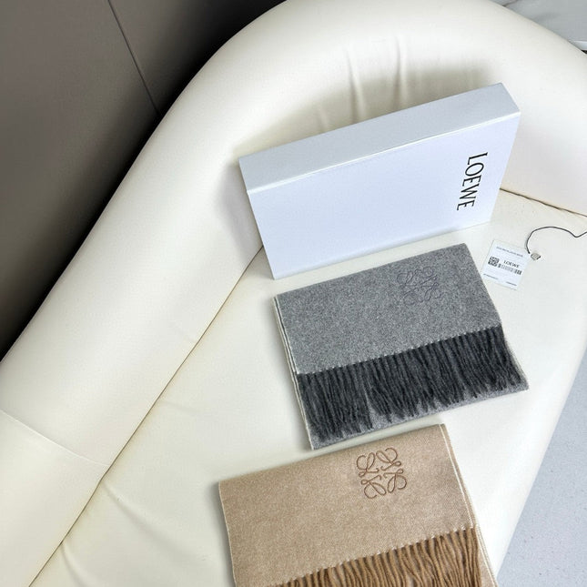 SCARF 180 CM IN CAMEL BEIGE CASHMERE 383863