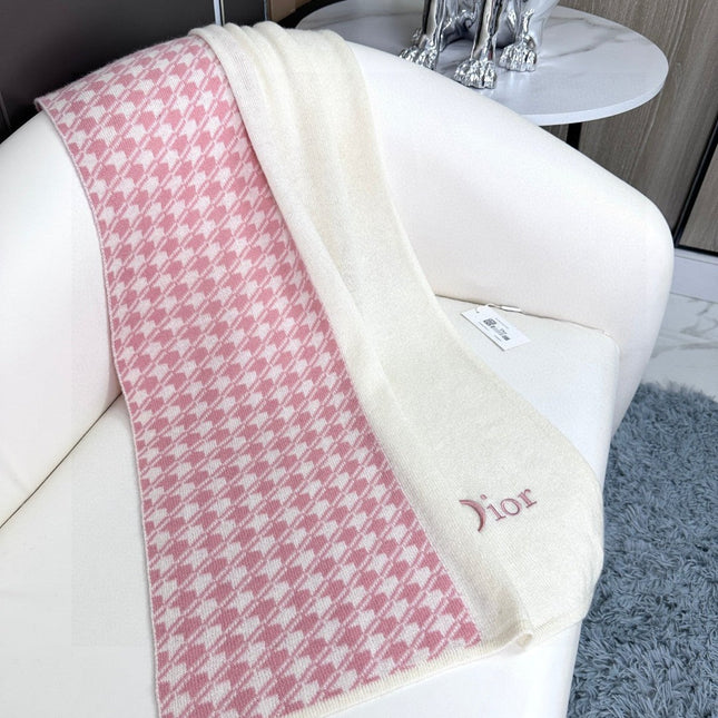 SCARF 190 CM IN BABY PINK MIX BEIGE CARO CASHMERE 388126