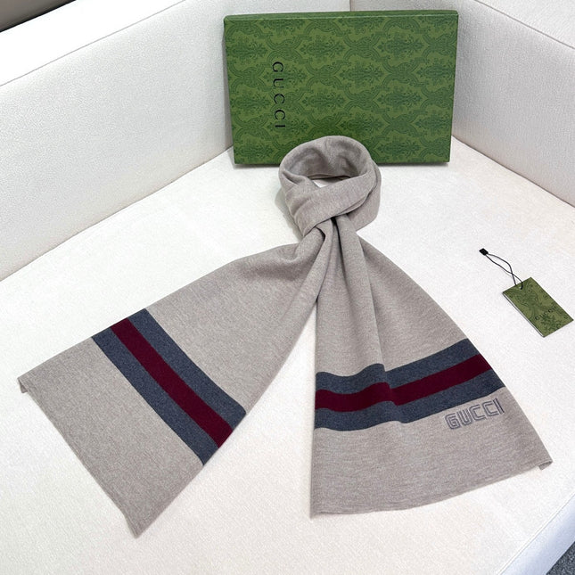 SCARF 180 CM IN HARBOR GRAY CASHMERE 398452