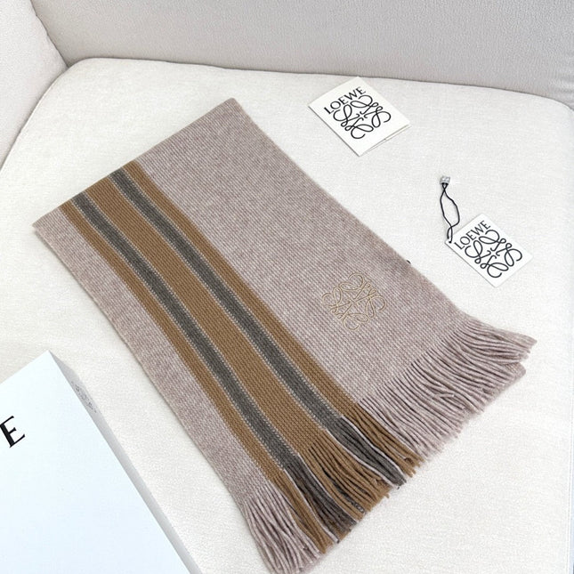 SCARF 180 CM IN ALMOND BEIGE CASHMERE 410158