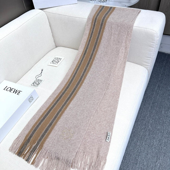 SCARF 180 CM IN ALMOND BEIGE CASHMERE 410158