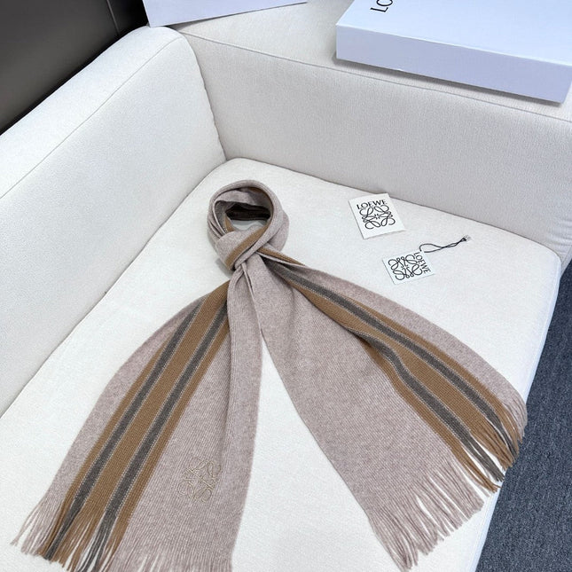 SCARF 180 CM IN ALMOND BEIGE CASHMERE 410158