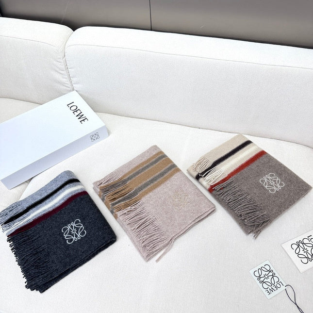 SCARF 180 CM IN ALMOND BEIGE CASHMERE 410158