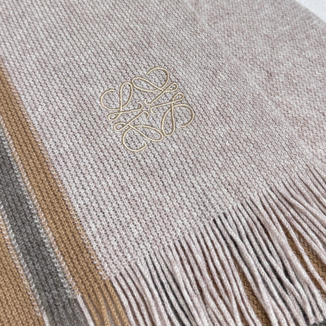 SCARF 180 CM IN ALMOND BEIGE CASHMERE 410158