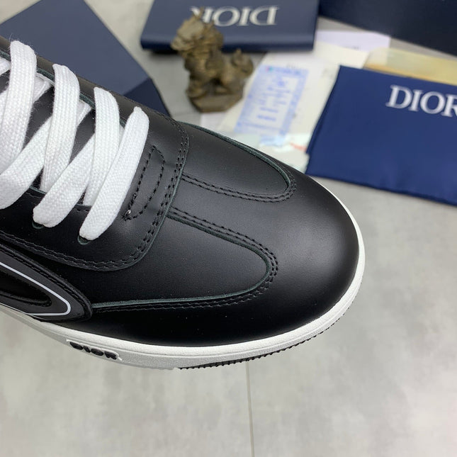 CD HOMME SNEAKERS BLACK CALFSKIN