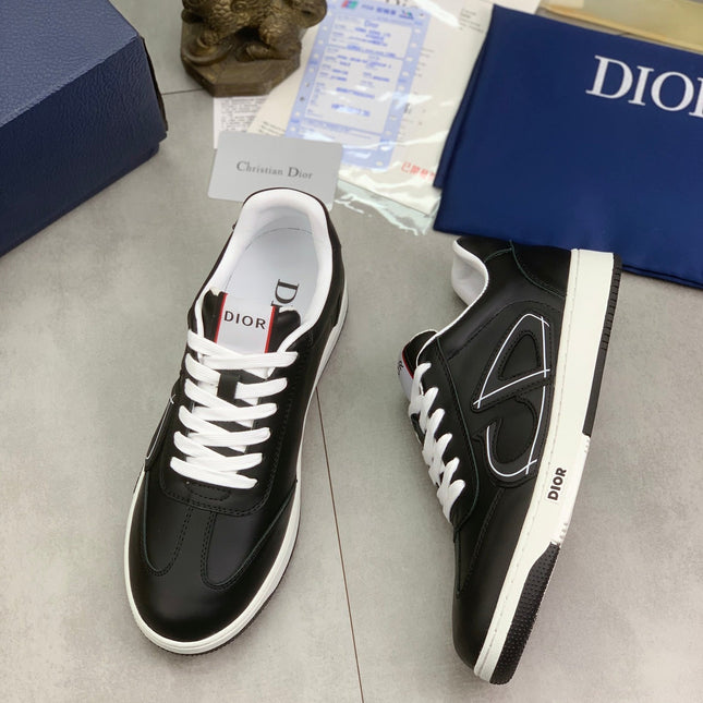 CD HOMME SNEAKERS BLACK CALFSKIN