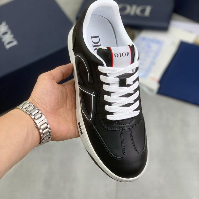 CD HOMME SNEAKERS BLACK CALFSKIN