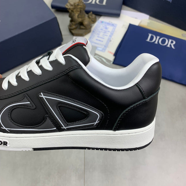 CD HOMME SNEAKERS BLACK CALFSKIN