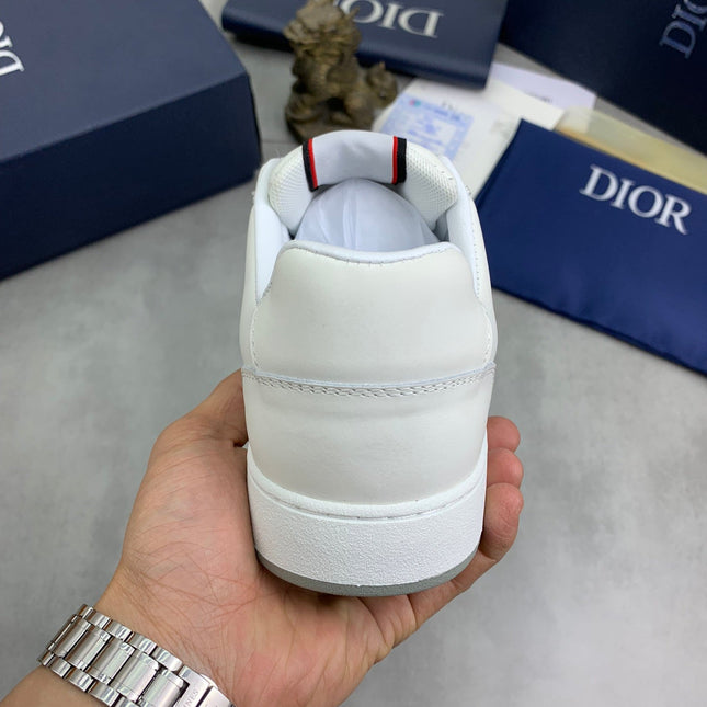 CD HOMME SNEAKERS WHITE CALFSKIN