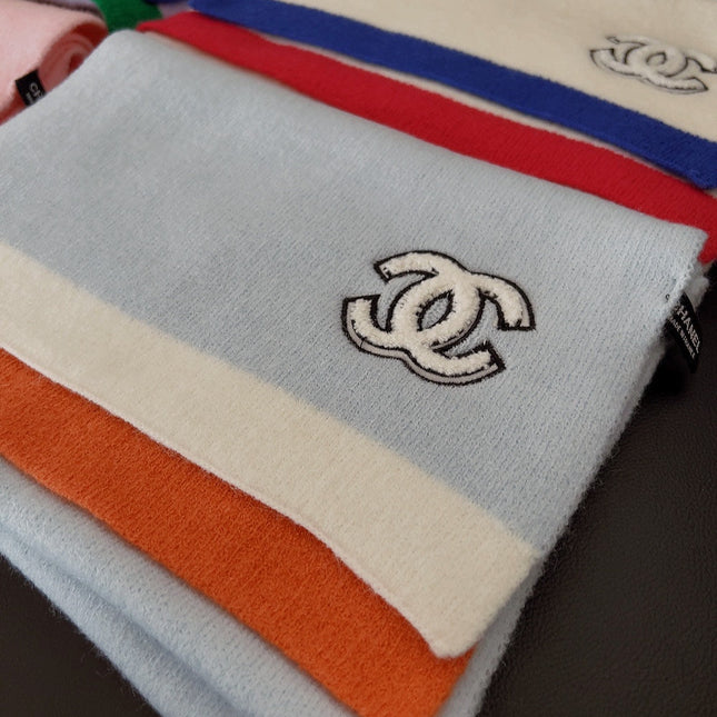 SCARF IN LIGHT BLUE CASHMERE 402422