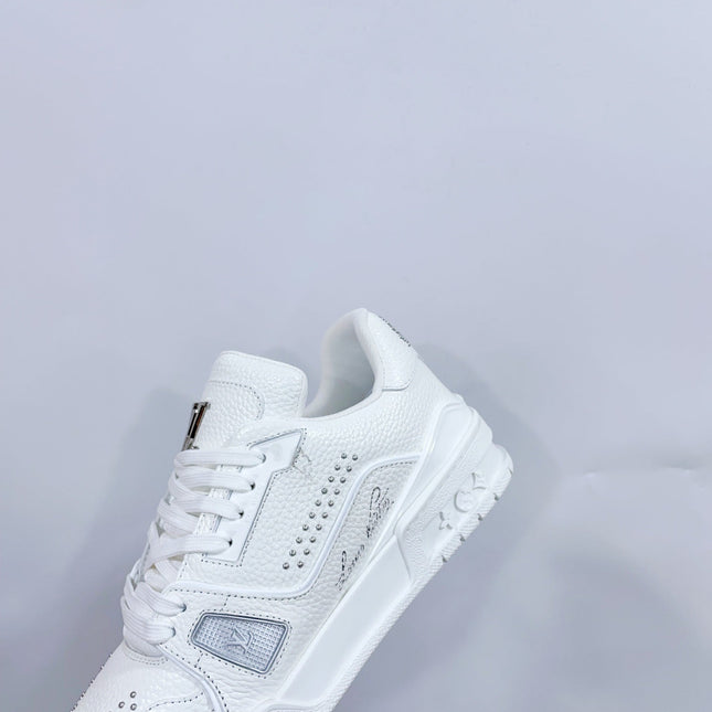 TRAINER SNEAKER IN WHITE CALFSKIN