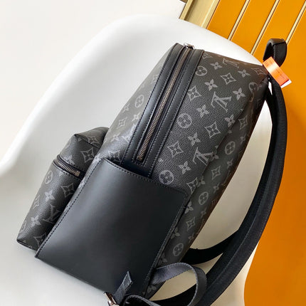 DISCOVERY BACKPACK 38 IN BLACK MONOGRAM ECLIPSE CANVAS AND TAURILLON