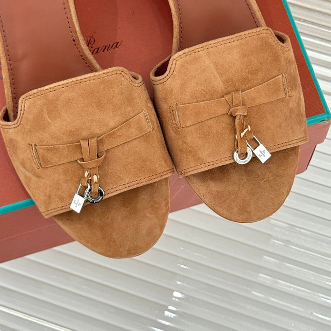 HIGH HEELS IN BROWN SUEDUE AND LAMBSKIN
