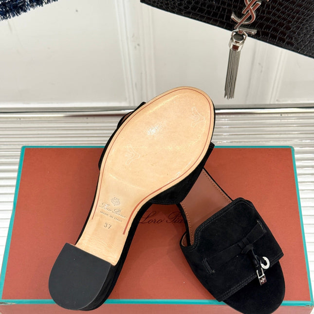 HIGH HEELS IN BLACK SUEDUE AND LAMBSKIN