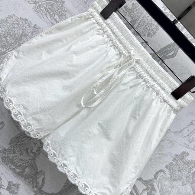 GUCCI 25S HIGH-WAIST DRAWSTRING SHORTS 264650