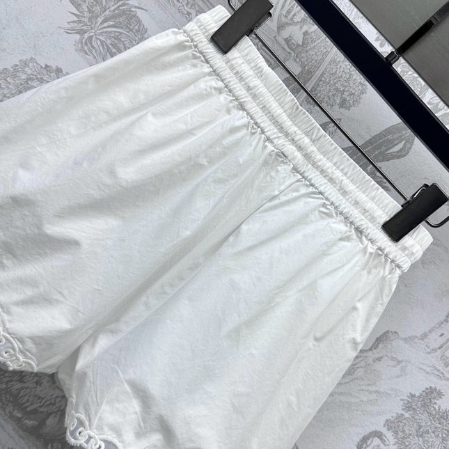 GUCCI 25S HIGH-WAIST DRAWSTRING SHORTS 264650