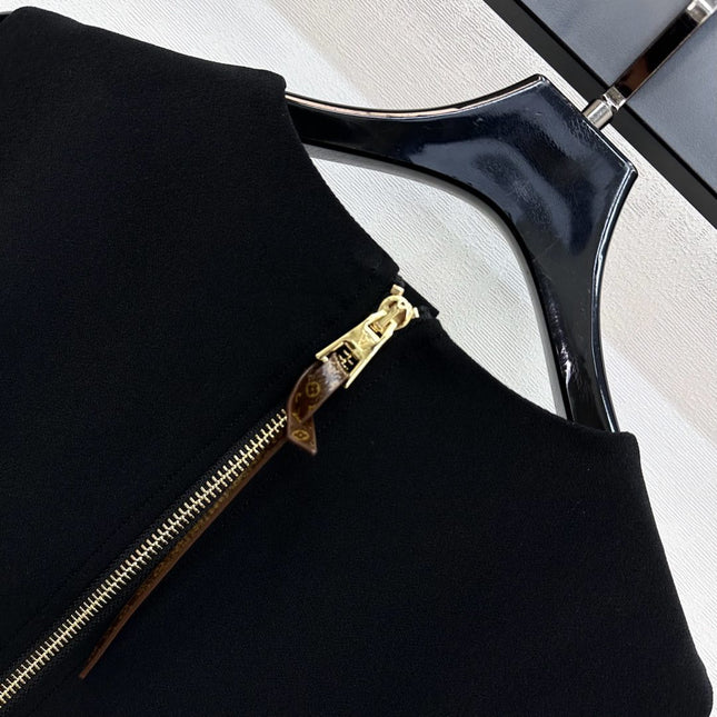 LV 25S ZIPPER VEST DRESS IN ACETATE 264529