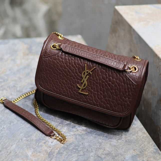 JAMIE POCHON 38 IN ARMY GREEN LAMBSKIN GOLD HARDWARE