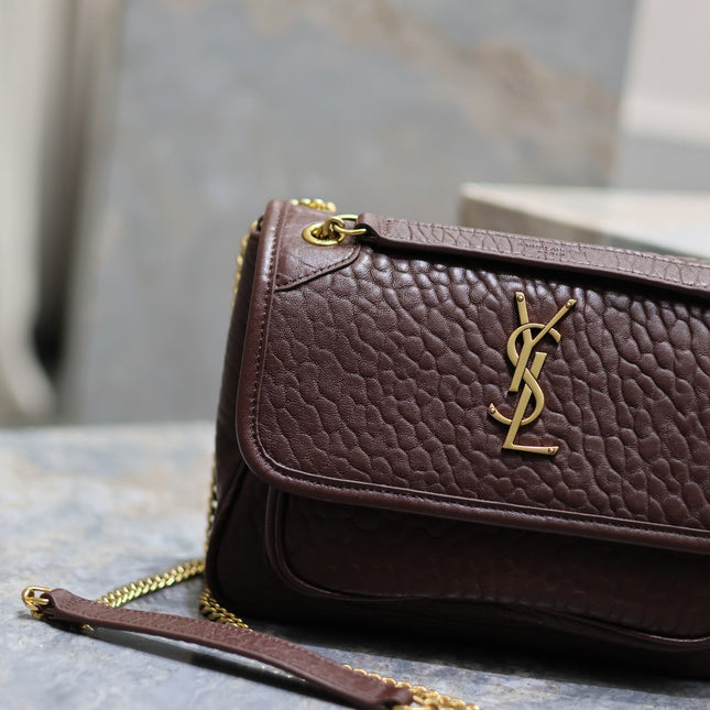 JAMIE POCHON 38 IN ARMY GREEN LAMBSKIN GOLD HARDWARE
