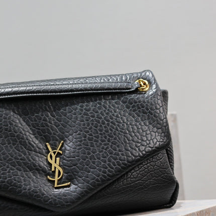 CALYPSO BAG 35 IN BLACK LAMBSKIN GOLD HARDWARE