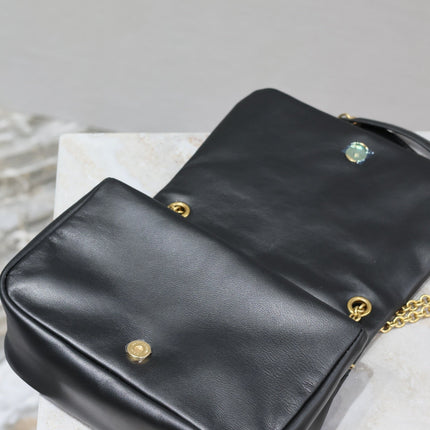 JAMIE 4.3 MINI BAG 20 IN BLACK LAMBSKIN GLOD HARDWARE