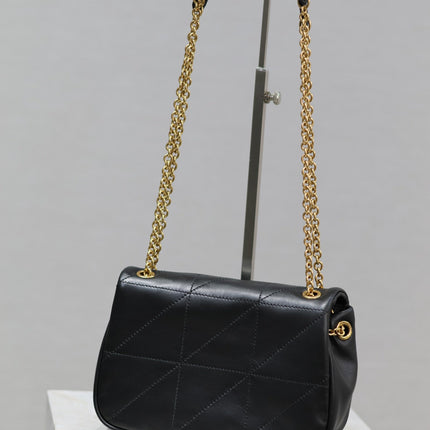 JAMIE 4.3 MINI BAG 20 IN BLACK LAMBSKIN GLOD HARDWARE
