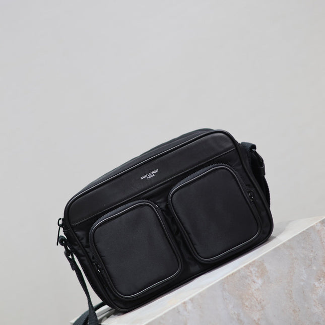 CITY CAMERA BAG 24 IN BLACK ECONYL