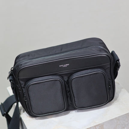 CITY CAMERA BAG 24 IN BLACK ECONYL