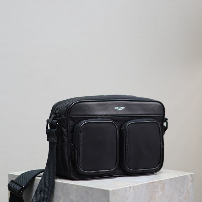 CITY CAMERA BAG 24 IN BLACK ECONYL