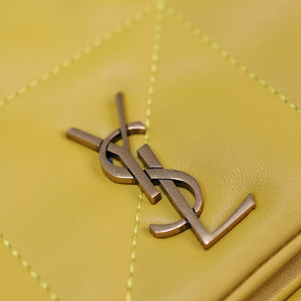 JAMIE 4.3 MINI BAG 20 IN MUSTARD YELLOW LAMBSKIN COPPER HARDWARE