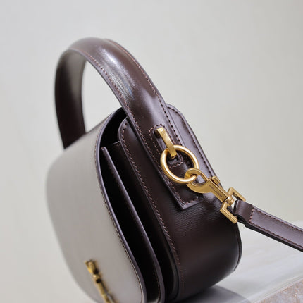 VOLTAIRE 24 IN BRUNETTE BROWN CALFSKIN
