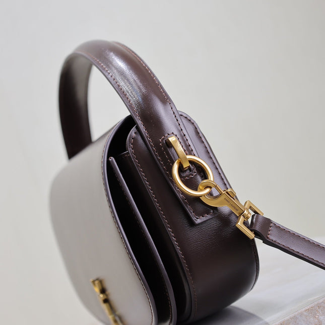 VOLTAIRE 24 IN BRUNETTE BROWN CALFSKIN