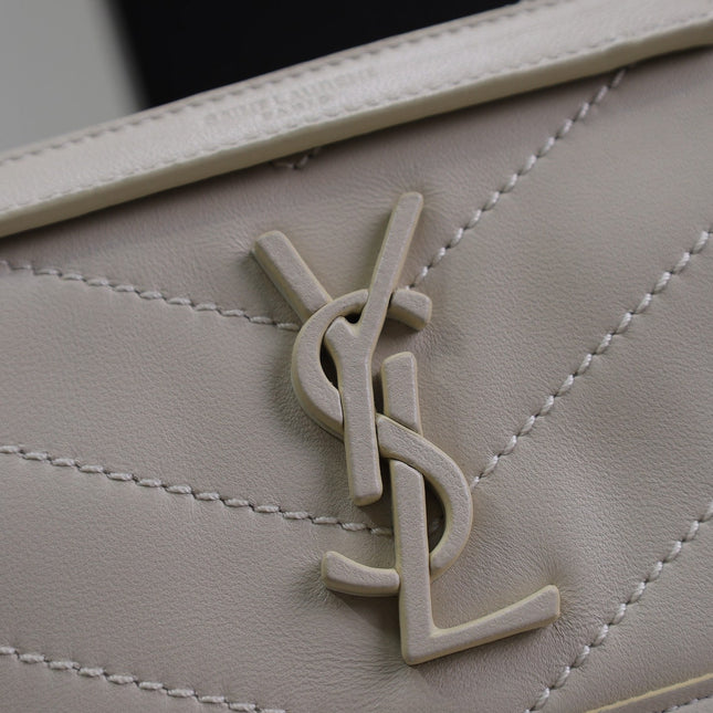 NIKI BABY 22 IN RICE WHITE LAMBSKIN GOLD CHAIN