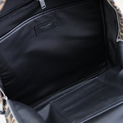 CITY BACKPACK 38 IN LEOPARD PRINT VELVET