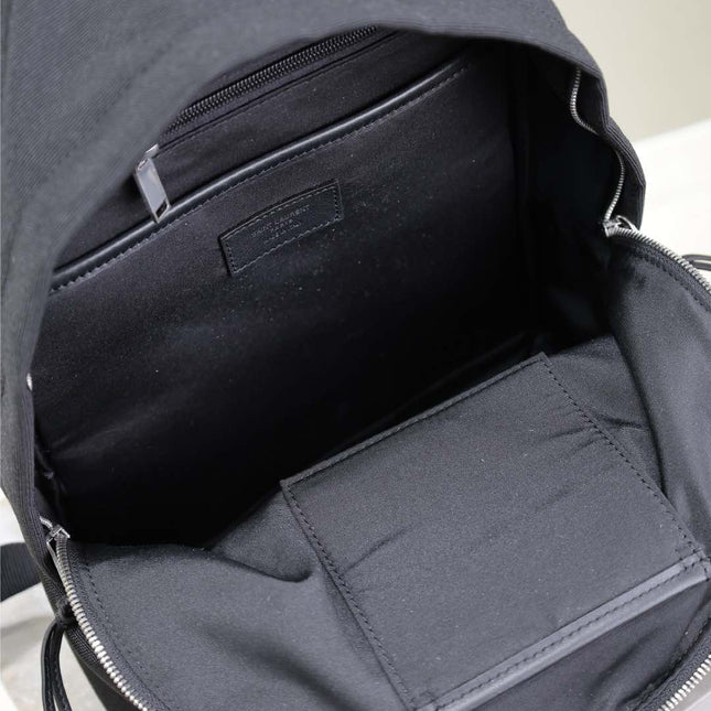 CITY BACKPACK 35 IN BLACK CANVAS