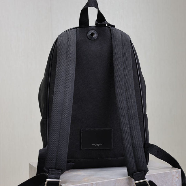 CITY BACKPACK 35 IN BLACK CANVAS