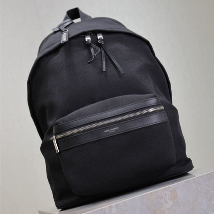 CITY BACKPACK 35 IN BLACK CANVAS