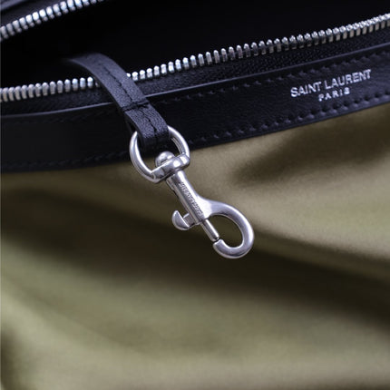 CITY BACKPACK 38 IN MOSS GREEN SILK