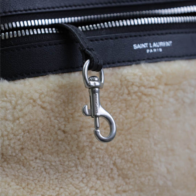 CITY BACKPACK 35 IN BEIGE SHEARLING