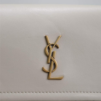 MINI NOLITA BAG 18 IN WHITE LAMBSKIN COPPER HARDWARE