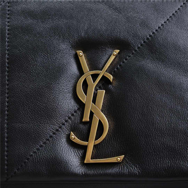 JAMIE 4.3 LARGE BAG 43 IN BLACK LAMBSKIN GOLD HARDWARE