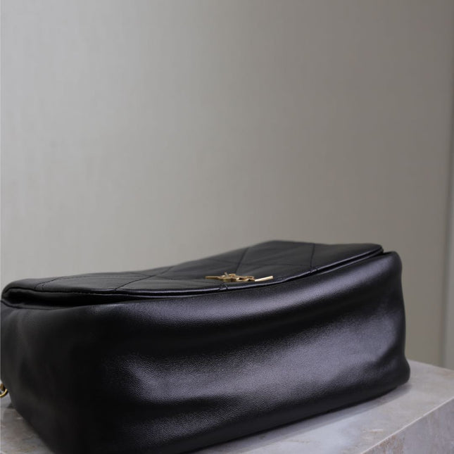 JAMIE 4.3 SMALL BAG 25 IN BLACK LAMBSKIN GOLD HARDWARE