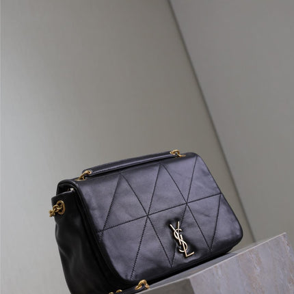 JAMIE 4.3 SMALL BAG 25 IN BLACK LAMBSKIN GOLD HARDWARE