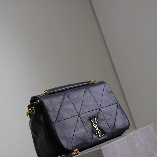 JAMIE 4.3 SMALL BAG 25 IN BLACK LAMBSKIN GOLD HARDWARE