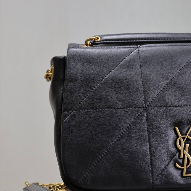 JAMIE 4.3 SMALL BAG 25 IN BLACK LAMBSKIN GOLD HARDWARE