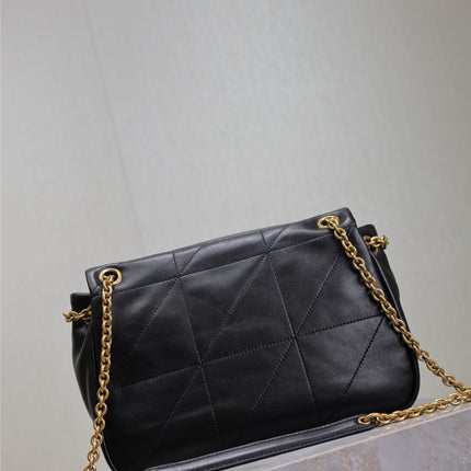JAMIE 4.3 SMALL BAG 25 IN BLACK LAMBSKIN GOLD HARDWARE