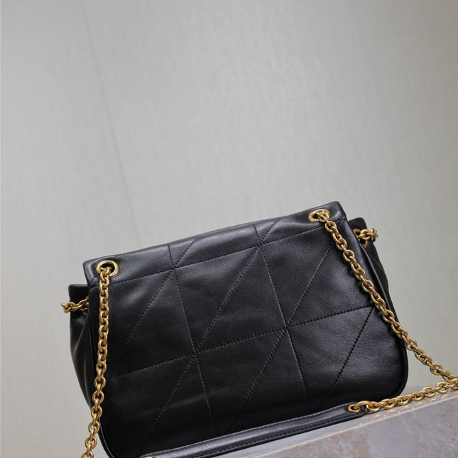 JAMIE 4.3 SMALL BAG 25 IN BLACK LAMBSKIN GOLD HARDWARE