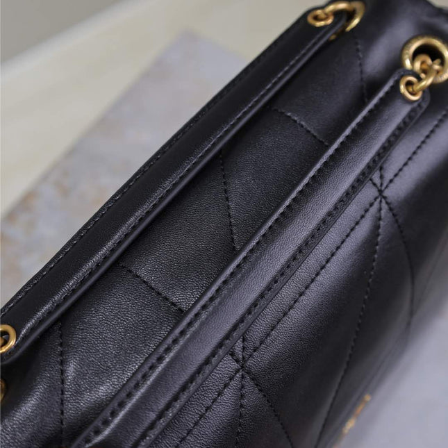 JAMIE 4.3 SMALL BAG 25 IN BLACK LAMBSKIN GOLD HARDWARE